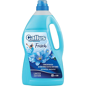 Gallus fabric softener Frisch, 120 doses, 4.08 l