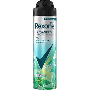 Rexona Men Advanced Protection Cooling Iced Lemon and Sage Antiperspirant for Men 150 ml