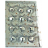 Silver bells in a box 2 cm, 12 pieces