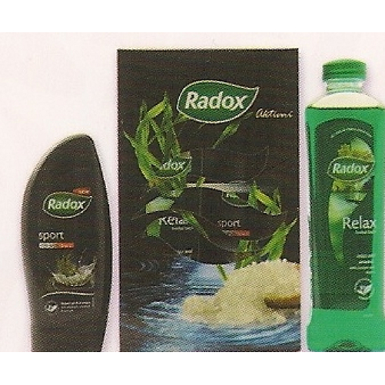 Radox Sport Active shower gel 250 ml + bath foam 500 ml, cosmetic set
