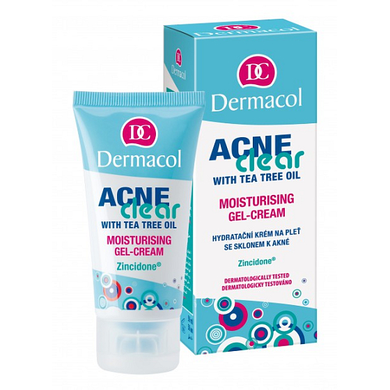 Dermacol Acneclear Moisturising Moisturizing Gel Cream For Skin 50 ml