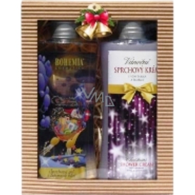 Bohemia Gifts Spa Lavender shower gel 250 ml + oil bath 250 ml, cosmetic set
