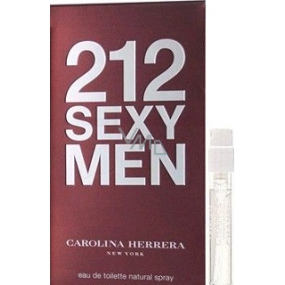 Carolina Herrera 212 Sexy Men toaletní voda 1,5 ml s rozprašovačem, Vialka