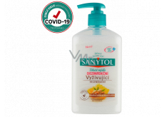 Sanytol Nourishing Almond Milk & Motherwort Disinfectant Soap, 250 ml with dispenser