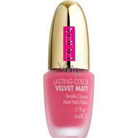 Pupa Dot Shock Lasting Color Velvet Matt nail polish 002 Fair Pink 5 ml