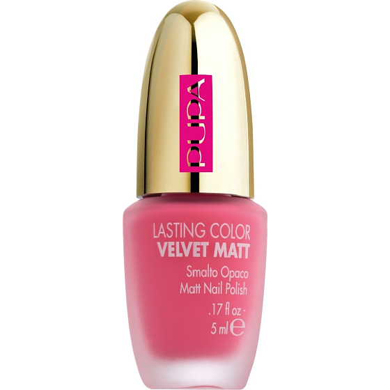 Pupa Dot Shock Lasting Color Velvet Matt nail polish 002 Fair Pink 5 ml
