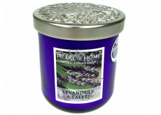 Heart & Home Lavender and sage Soy scented candle medium burns up to 30 hours 115 g