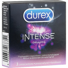 Durex Intense Orgasmic condom nominal width: 56 mm 3 pieces