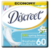 Discreet Deo Spring Breeze Panty Liners for Everyday Use 60 Pieces