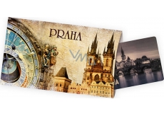 Ditipo Postcard with a gift Prague astronomical clock 115 x 195 mm
