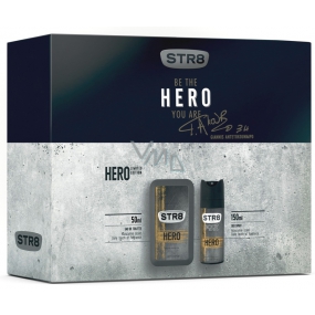 Str8 Hero eau de toilette for men 50 ml + deodorant spray 150 ml, gift set