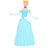 Disney Princess - Cinderella 3D shower and bath gel for children 300 ml