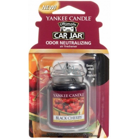 Yankee Candle Black Cherry - Ripe cherries gel scented car tag 30 g