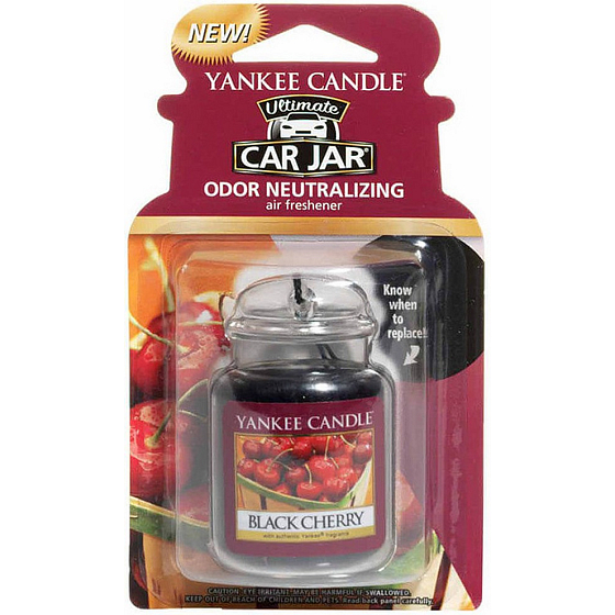 Yankee Candle Black Cherry - Ripe Cherries Gel Car Air Freshener 30 g