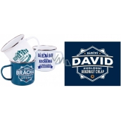 Albi Tin mug named David 250ml