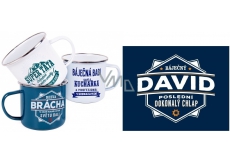 Albi Tin mug named David 250ml