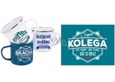 Albi Metal mug with Colleague 250 ml