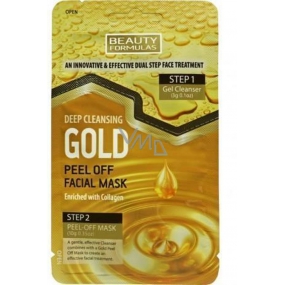 Beauty Formulas Gold Detox peeling two-step facial mask 13 g