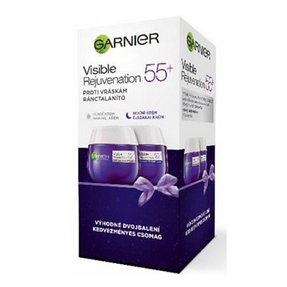 Garnier Skin Naturals Essentials 55+ Day Cream 50 ml + Night Cream 50 ml, cosmetic set
