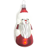 Irisa Flask glass figurine Santa, set of 5 pieces
