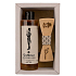 Bohemia Gifts Gentleman Beer Yeast and Hops Shower Gel 250 ml + Wooden Bow Tie Cosmetic Set for Men