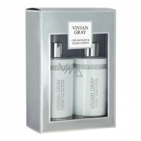 Vivian Gray Crystal White Luxurious Hydrating Liquid Soap 250 ml + Hand Lotion 250 ml, cosmetic set