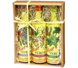 Kitl Syrob Bio Elderflower syrup 500 ml + Ginger syrup 500 ml + Mint syrup for homemade lemonade 500 ml, gift box