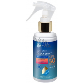 Dead Sea Spa Magik Sunsafe Clear SPF50 sunscreen spray 150 ml