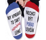 Nekupto Family gifts with humor Socks We right, size 39-42