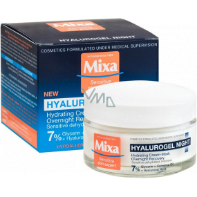 Mixa Hyalurogel Night night cream for sensitive skin 50 ml