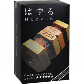 Huzzle Cast Nutcase metal puzzle, difficulty 6