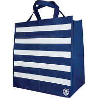 Shopping fabric bag stripes 34 x 36 x 22 cm