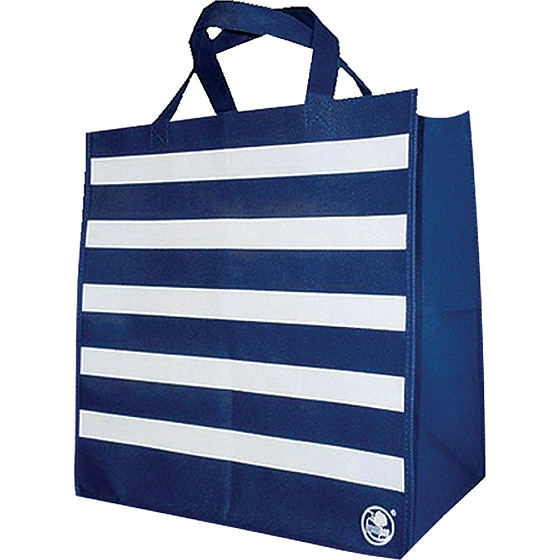 Shopping fabric bag stripes 34 x 36 x 22 cm