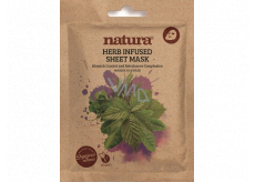 Beauty Pro Natura Textile face mask against skin imperfections with herbal extract 22 ml