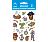 Arch Waterproof decorative stickers Pirates 9.5 x 6.5 cm