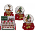 Ditipo Snowman Santa with reindeer 6.5 x 5.5 cm