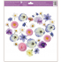 Window film without glue pansy heart 30 x 33,5 cm