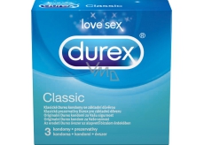 Durex Classic Classic Condom Nominal width: 56 mm 3 pieces