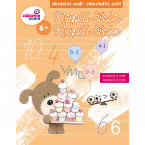 Ditipo Scratch pad Write a number 16 pages A4 215 x 275 mm age 5-7 5443001