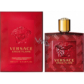 Versace Eros Flame perfumed deodorant glass for men 100 ml