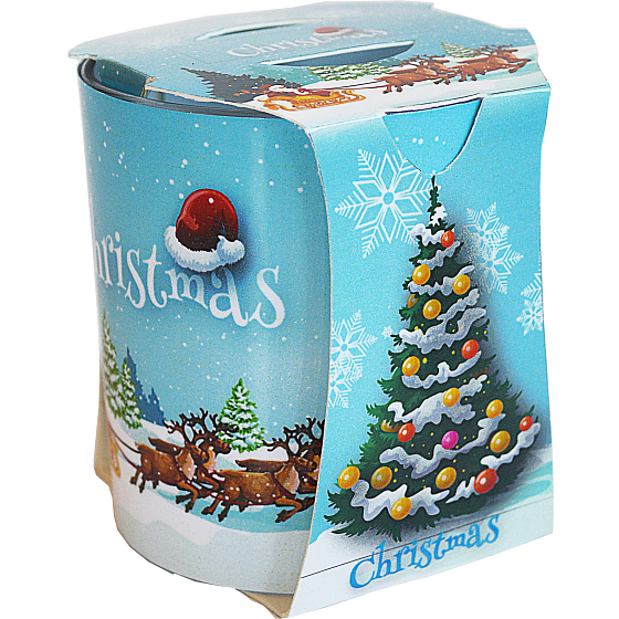 Admit Verona Latern Christmas Santa scented candle in glass 90 g