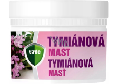 Virde Thyme ointment with essential oils for colds, coughs, hoarseness and congestion 250 ml