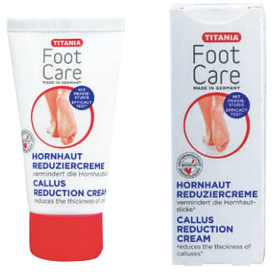 Titania Foot Care Cream to reduce hard skin on the feet 50 ml