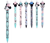 Colorino Rubberized pen Minnie Mouse winking green, blue refill 0,5 mm