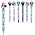 Colorino Rubberized pen Minnie Mouse winking green, blue refill 0,5 mm