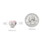 Sterling silver 925 Cat and dog heart bead for pet bracelet