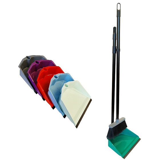 Clanax Standard Lenoch broom with shovel mix colours