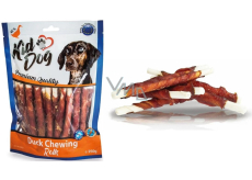 KidDog Rawhide Chewing Rolls duck meat on buffalo stick meat treat for dogs 8 mm 250 g