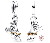 Charm Sterling silver 925 Disney 100. anniversary bear Baloo, bracelet pendant