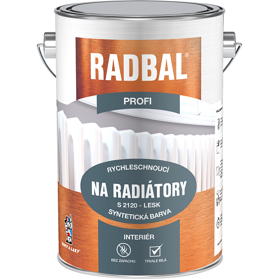 Radbal Profi S2120 special radiator paint, 1000 white, 4 l